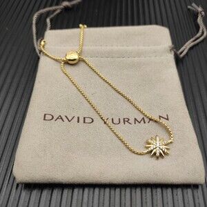David Yurman Golden 13mm Starry Sky Bracelet